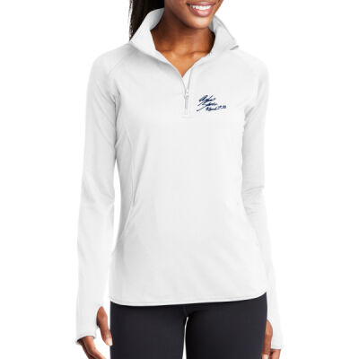Blaise - Ladies Sport Wick ® Stretch 1/2 Zip Pullover Thumbnail